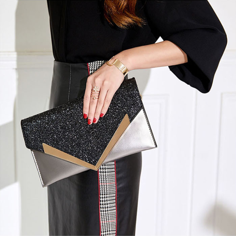 Sequin Envelope Bag - NspireXo